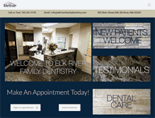 Tablet Screenshot of elkriverfamilydentistry.com